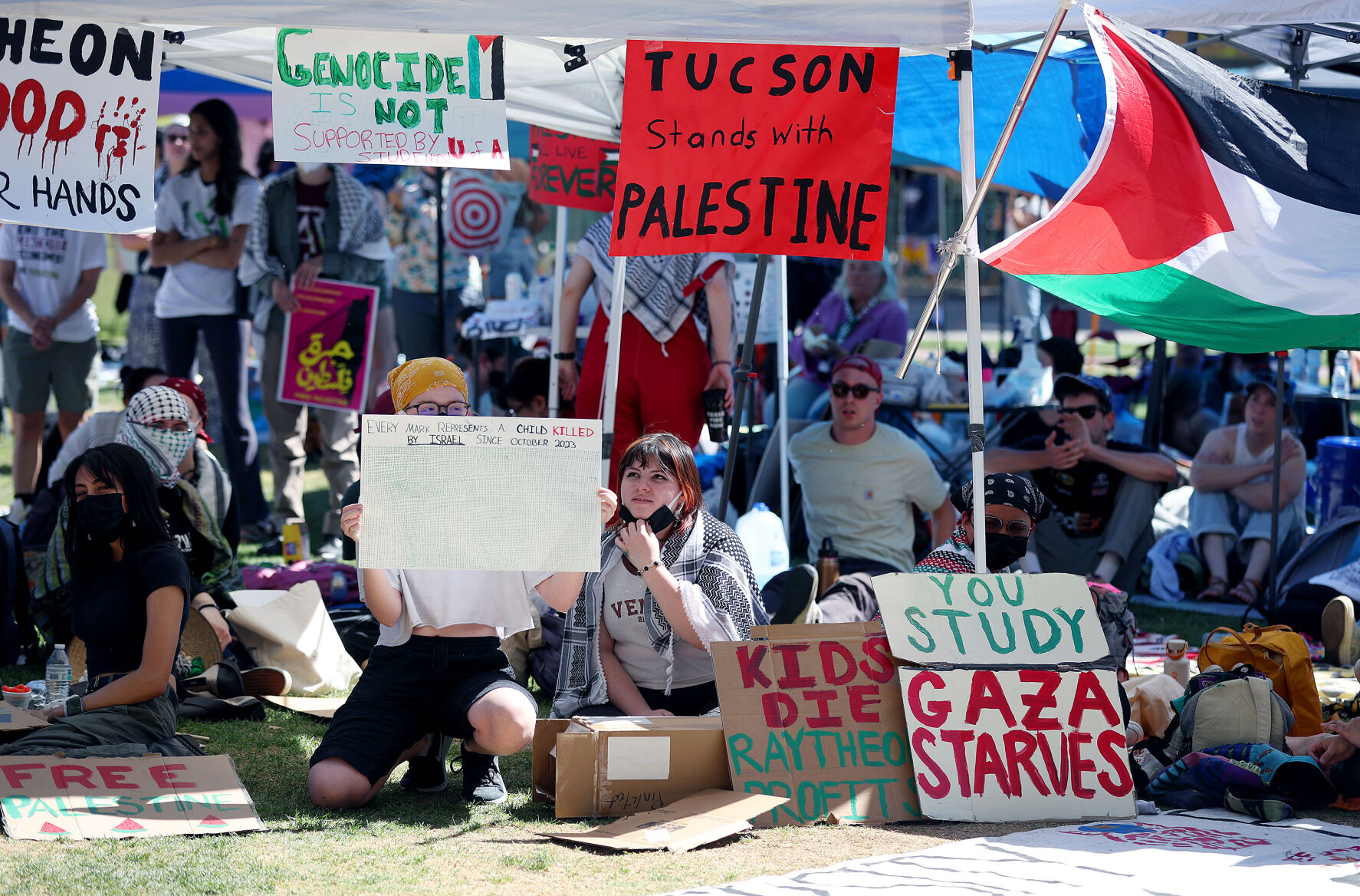 Pro-Palestinian 'encampment' at UA